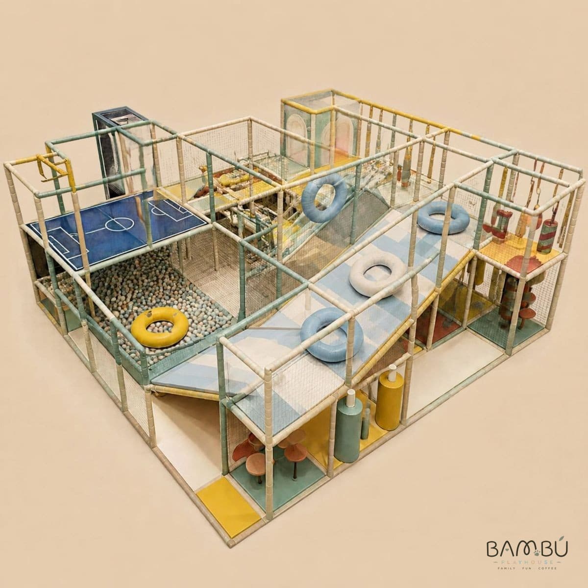 Bambú Playhouse — zona de juegos